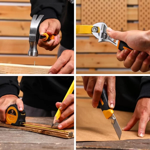 WORK IT Tool Kit with 12v Cordless Drill (yellow) - Image 6